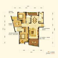 春龙金色海岸3室2厅2卫135㎡户型图